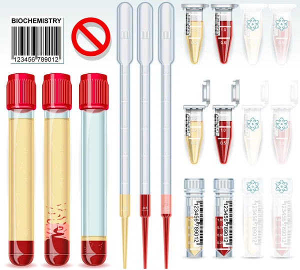 Biochemie Test Complete Set — Stockvector