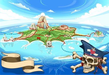 Pirate Cove Island - define haritası