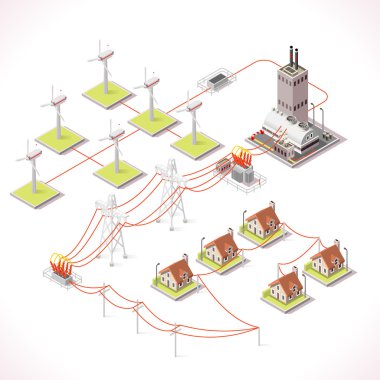 Energy 12 Infographic Isometric