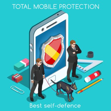 Security App 01 Concept Isometric