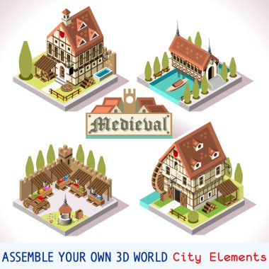Medieval 03 Tiles Isometric