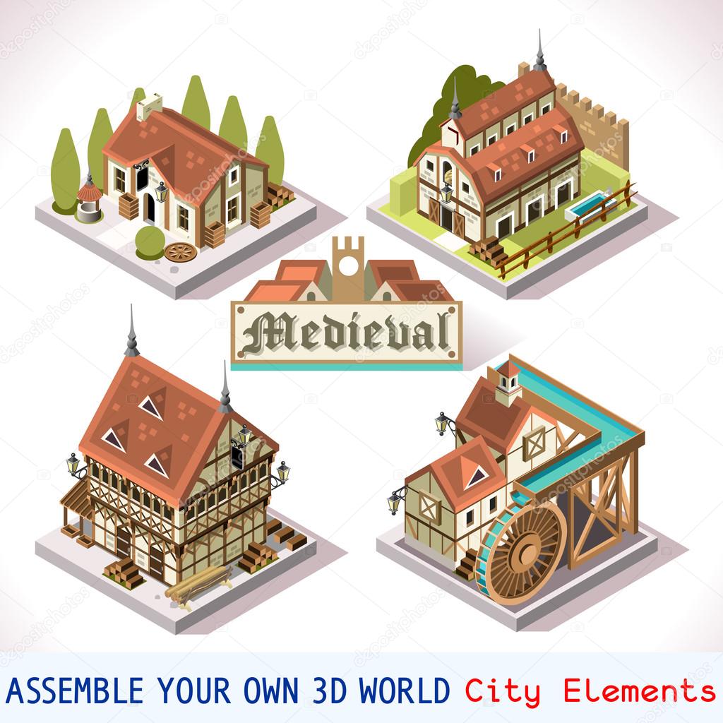 Medieval 02 Tiles Isometric