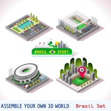 Game Set 08 Building Isometric