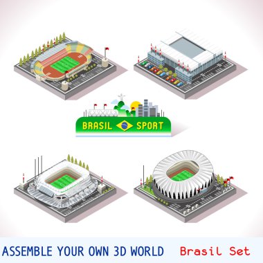 Game Set 10 Building Isometric