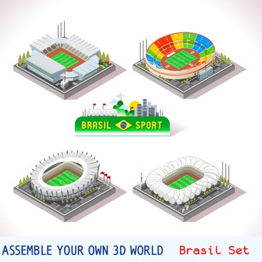 Game Set 11 Building Isometric
