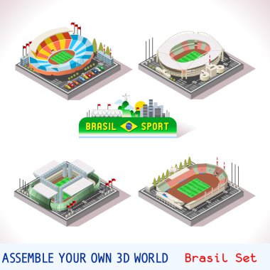 Game Set 12 Building Isometric