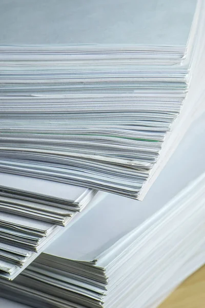 Pile of paper documents in the office — Stock Photo, Image