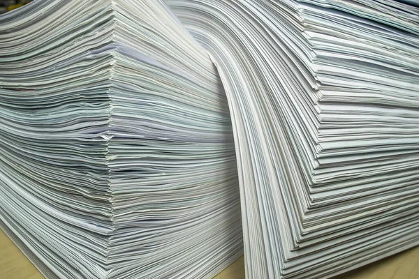 Pile of paper documents in the office — Stock Photo, Image