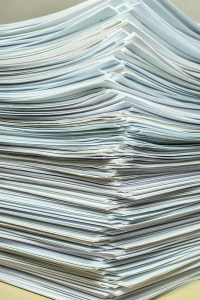 Stapel papieren documenten in het kantoor — Stockfoto
