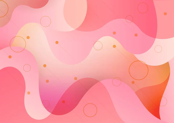 Fondo Forma Fluida Abstracta Diseño Diseño Con Degradado Color Rosa — Vector de stock