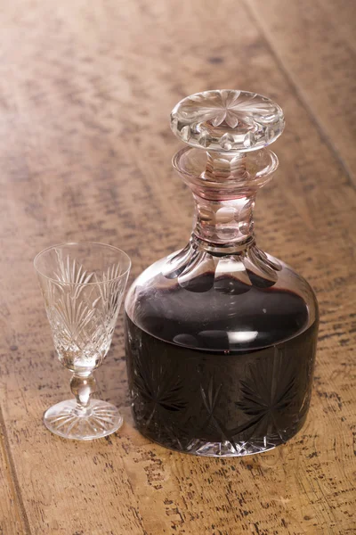 Port in a decanter — Stock Photo, Image
