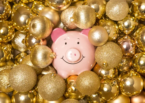 Geld besparen met Kerstmis — Stockfoto