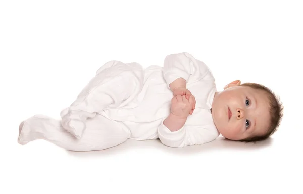 Baby leren om te rollen — Stockfoto