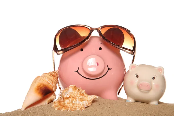 Geld besparen op uw zomervakantie — Stockfoto