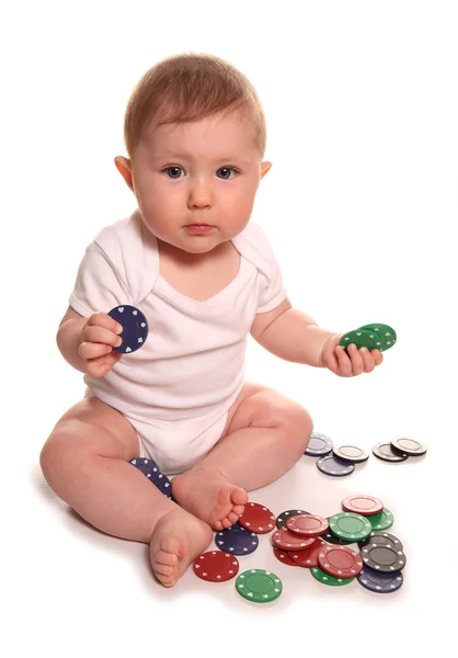 Gambling on next generations future — Stock Photo, Image