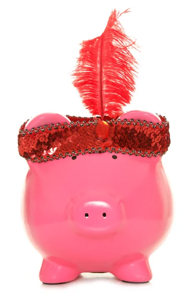 Banco Piggy rosa — Fotografia de Stock