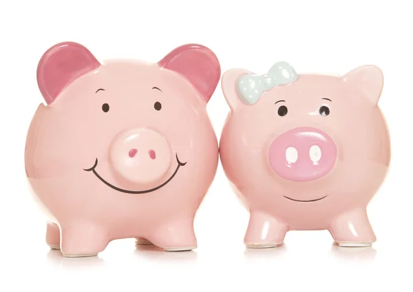 Pink piggy banks — Stock Photo, Image