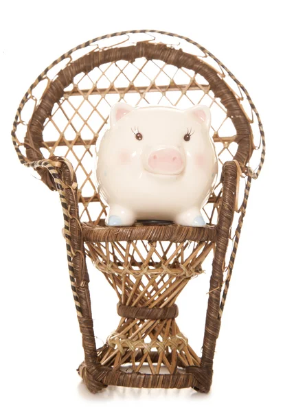 Sparen fürs Sparschwein — Stockfoto