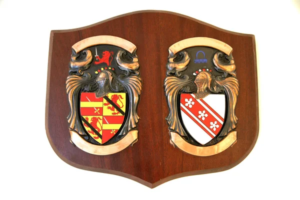 Placa de escudo de armas — Foto de Stock