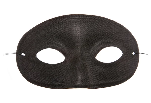 Maschera da festa in maschera nera — Foto Stock