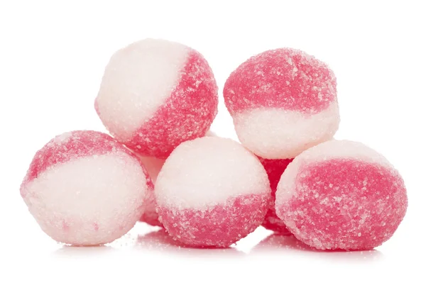 Fraise et crème bonbons durs bouillis — Photo