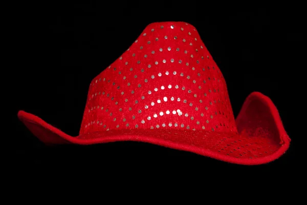 Sombrero vaquero rojo —  Fotos de Stock