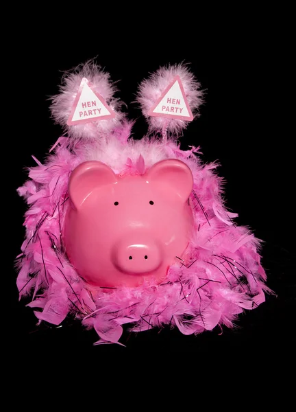 Hen party piggy bank — Stock Photo, Image