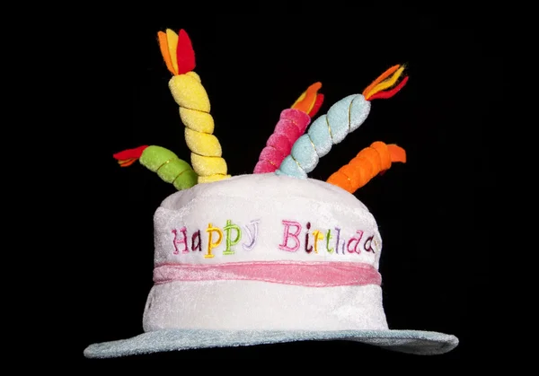 Zadowolony urodziny fancy dress kapelusz — Zdjęcie stockowe