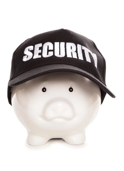 Seguridad financiera alcancía — Foto de Stock