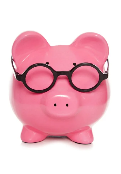 Verstandig secretaris piggy bank — Stockfoto