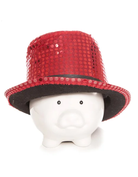 Pokaż korek caberet piggy bank — Zdjęcie stockowe