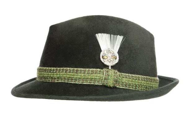 Chapeau bavarois Ocktoberfest Tyrolien Vert — Photo