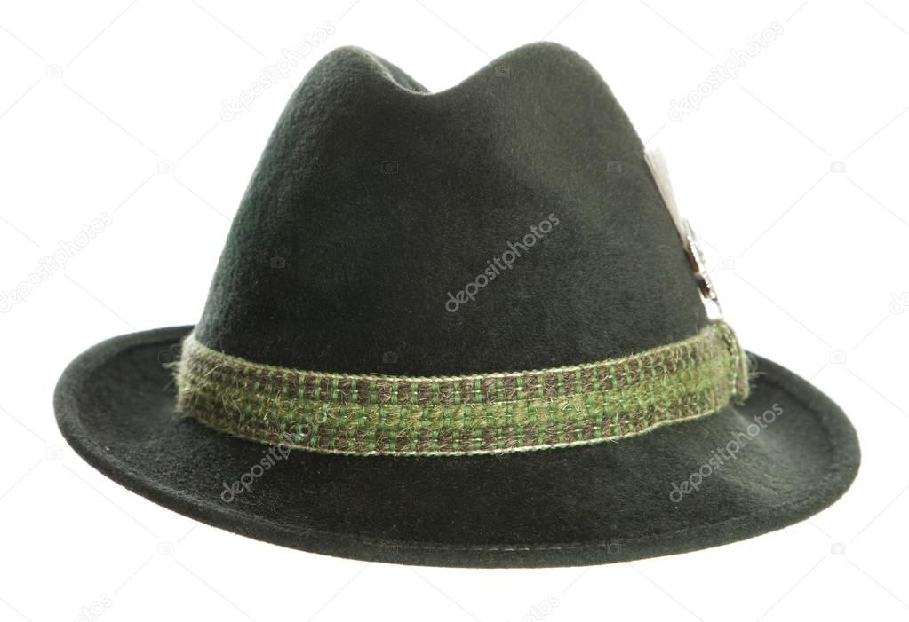 Green Tyrolean Ocktoberfest Bavarian hat