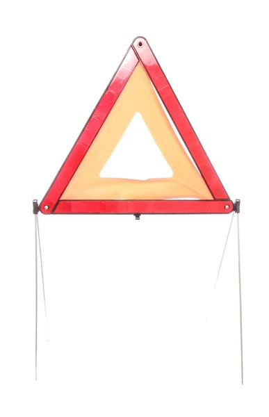 内訳の三角形の警告 — ストック写真