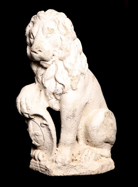 Statue lion blanc — Photo