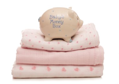 Bir bebek kız servet için kaydetme