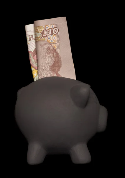 Black friday savings piggy bank — Stock Photo, Image