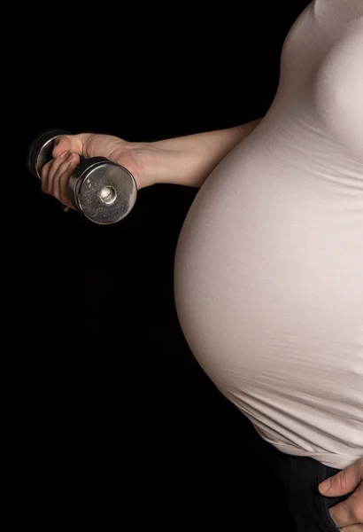Mantenerse en forma y activo durante el embarazo — Foto de Stock