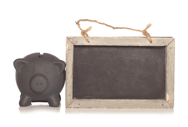 Black friday savings piggy bank — Stock Photo, Image