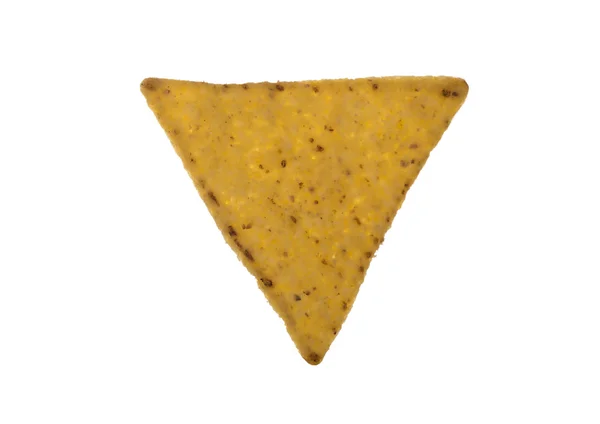 Één tortilla scherpe geïsoleerd — Stockfoto