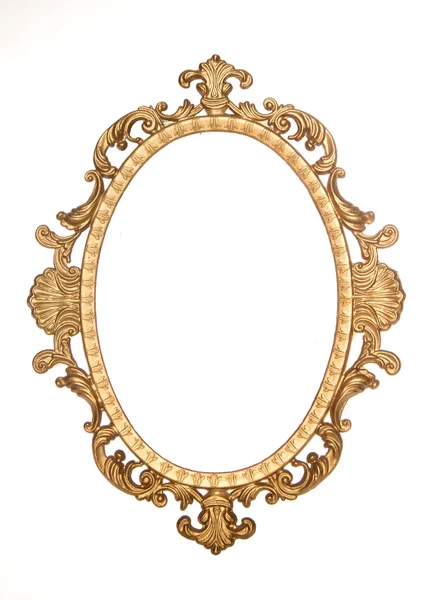 Goud verguld rococo Decoratief frame — Stockfoto