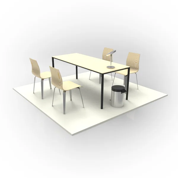 Furniture table interior — Stock Photo, Image