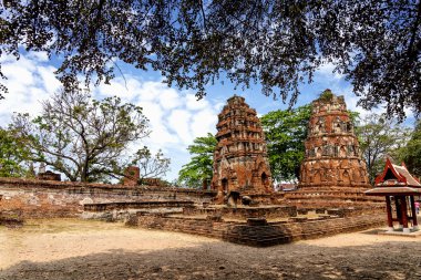 Dünya Mirası alanı Wat Mahathat Ayutthaya, Tayland at
