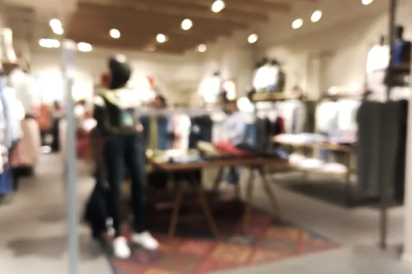 Imagem turva da loja de roupas para uso em segundo plano . — Fotografia de Stock