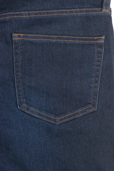 Close-up blue jean back — Stock Photo, Image