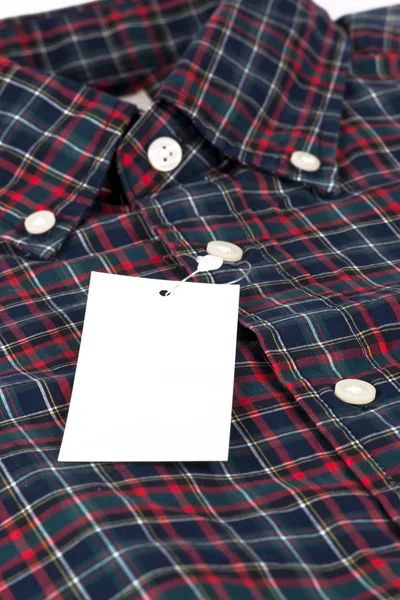 Camisa padrão verificado vermelho — Fotografia de Stock