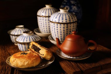 Tatlı ile Çin çay seti