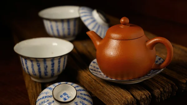 Antieke Chinese thee set — Stockfoto