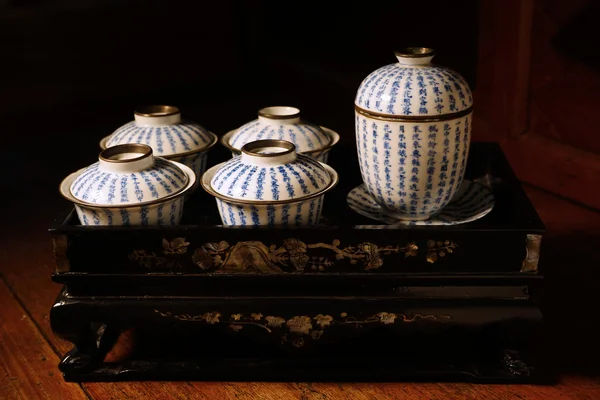 Antieke Chinese thee set — Stockfoto