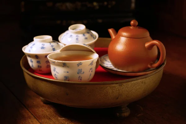 Antik Çin çay seti — Stok fotoğraf